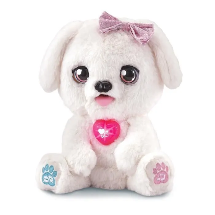 Vtech kisskiss - Mon toutou bisous blanc-1