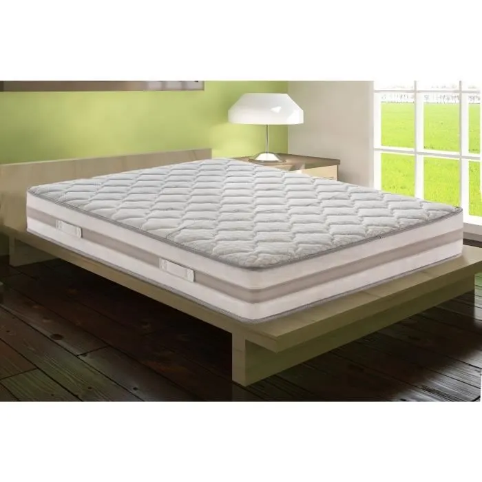 Matelas 140x190 cm "Parigi" à 800 ressorts ensachés indépendants à 9 Zones et mémoire de forme-0