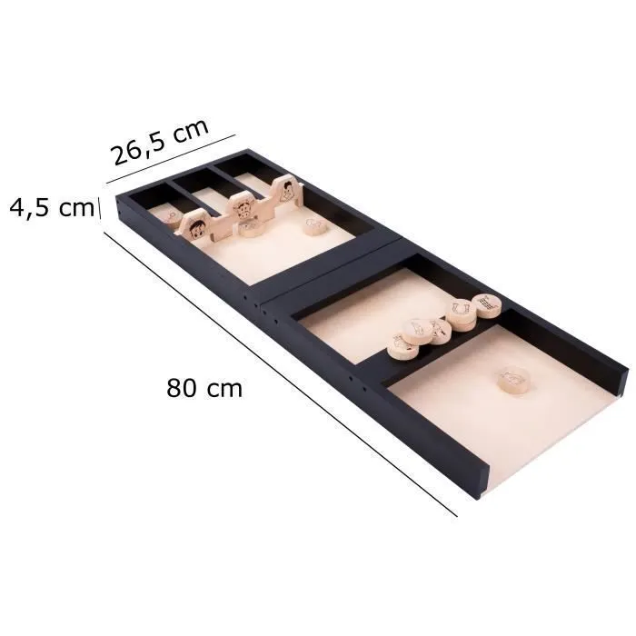 Jeu de palets LA Ferme spécial Enfants 4 Ans et + - ENGELHART - 80 cm - Bois - Jeu de société-1