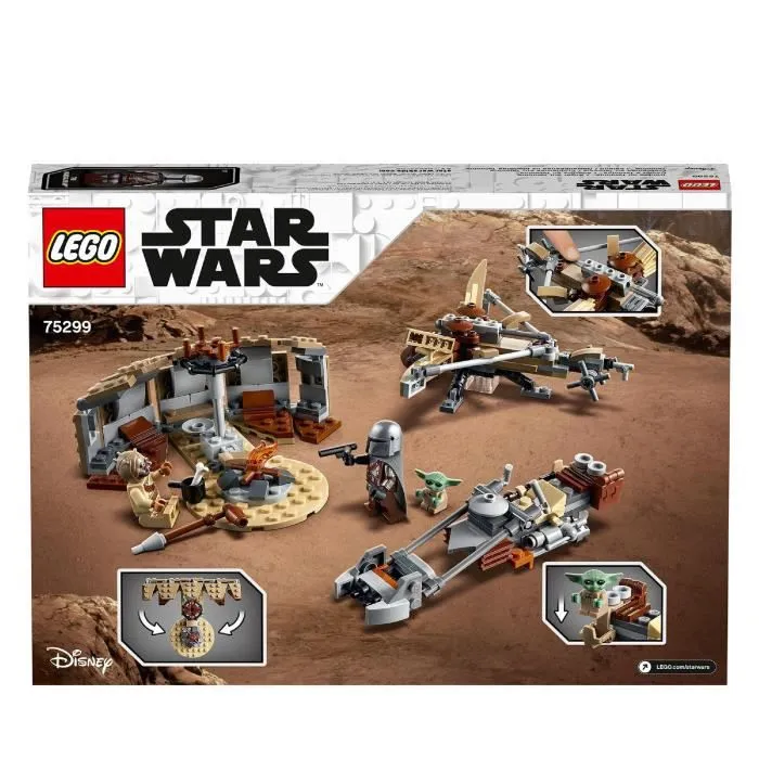 LEGO® Star Wars™ 75299 The Mandalorian Conflit à Tatooine Jeu de construction avec la figurine de Baby Yoda The Child, saison 2-4