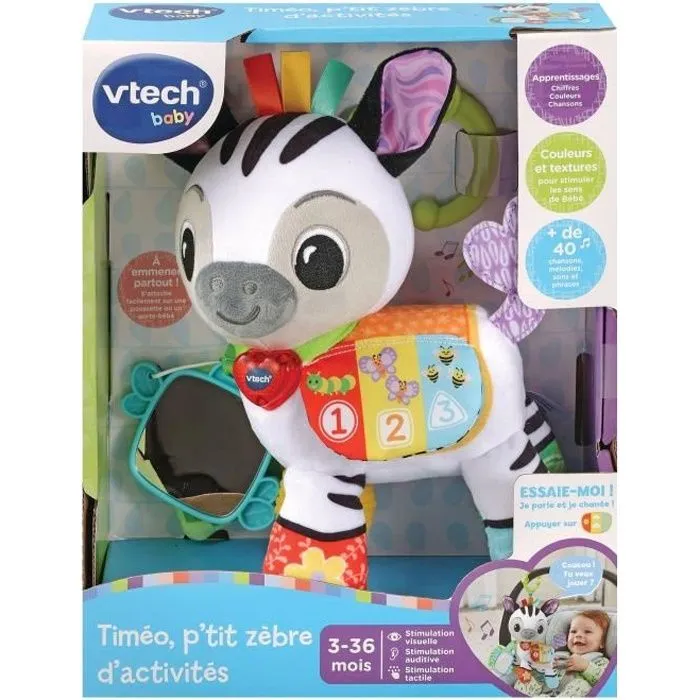 VTECH BABY - Timéo, P’tit Zèbre d’Activités-0