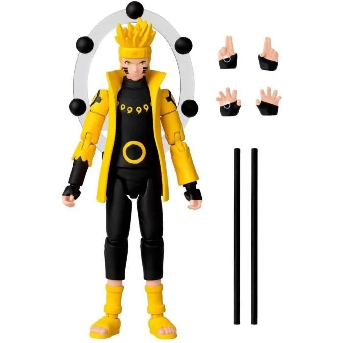 Figurine Anime Heroes Naruto Shippuden - Mode Sage des six chemins - BANDAI-4