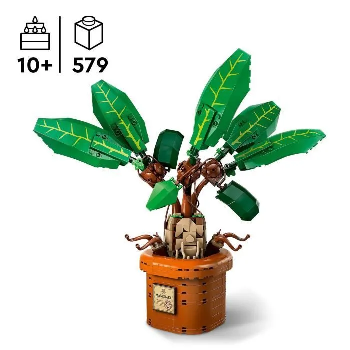 LEGO® Harry Potter 76433 Mandragore - Plante et pot - Idée de cadeau magique pour enfants-1