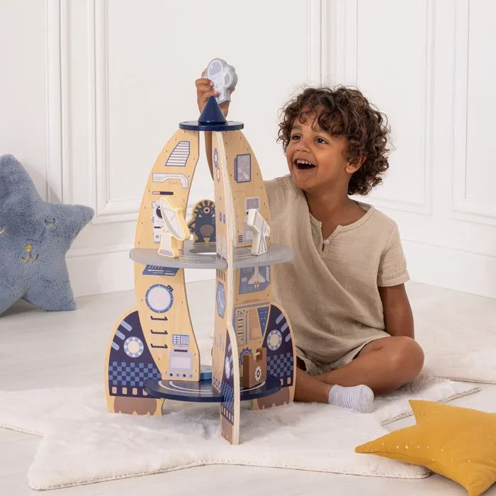 Jeu enfant fusée "Espace" H60cm - Atmosphera createur d'interieur - Multicolore-4