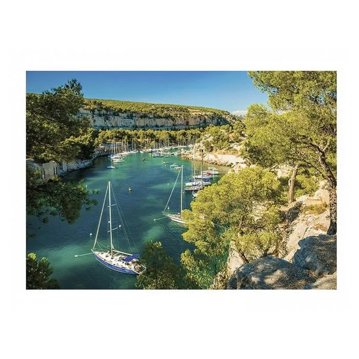 Puzzle 1000 pièces - Sentosphère - Les Calanques de Cassis - Paysage et nature - Boite en carton recyclé-2