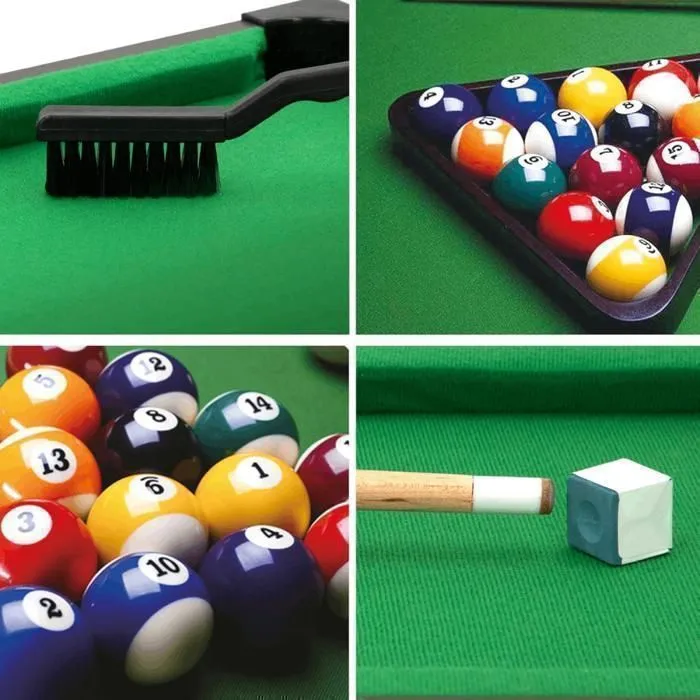 DEVESSPORT Mini Billard de Table avec Retour de Balles - Idéal pour Enfants avec Accessoires.-2
