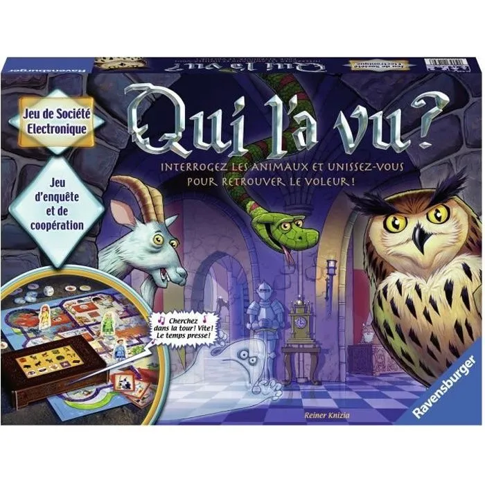 Qui l'a vu ? - Jeu de société - De 2 à 4 joueurs - Dès 6 ans - Version française - Ravensburger-0