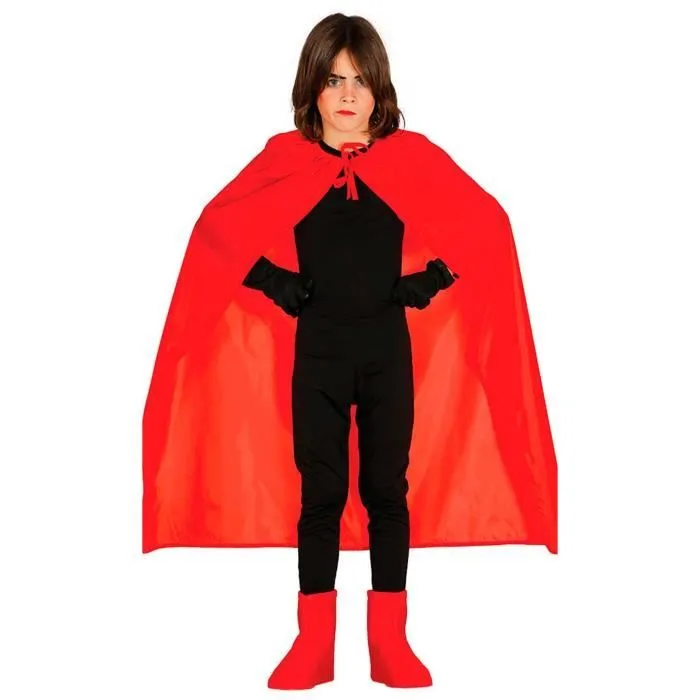 Cape Super Rouge enfant - Marque - Modèle - Costume de super-héros - Accessoire pour carnaval et soirées à thème-0