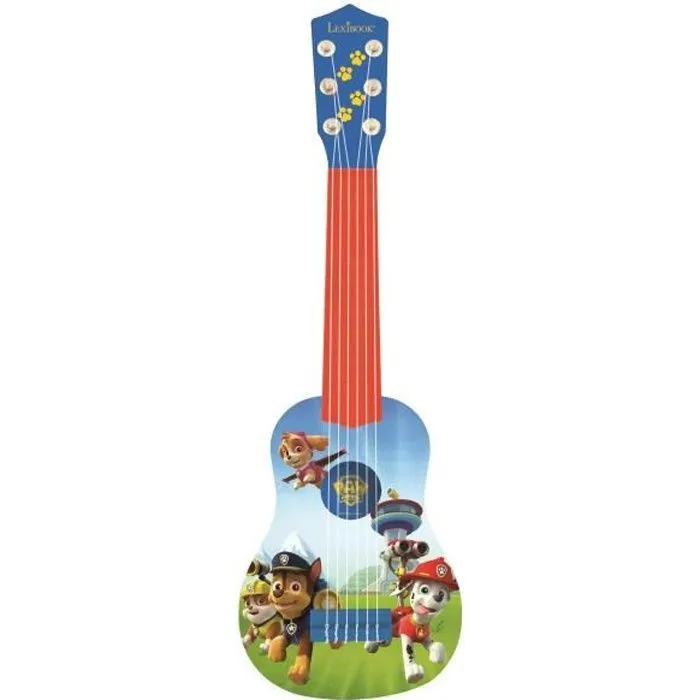 Lexibook - Ma première guitare Pat' Patrouille - 53 cm - Guide d'apprentissage inclus-0