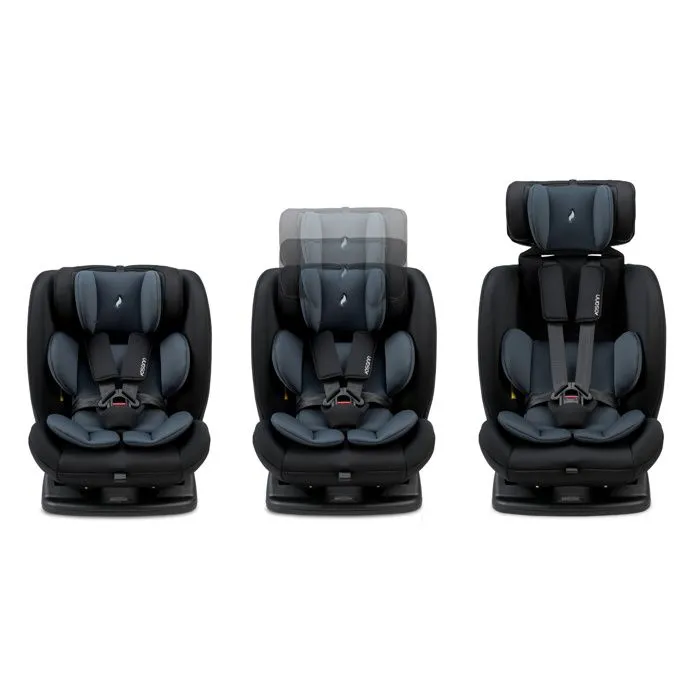 OSANN - Siège auto bébé/enfant Huddle 2 i-Size - 40-150 cm - 0 à 12 ans - Groupe 1/2/3 - Noir  Noir --3