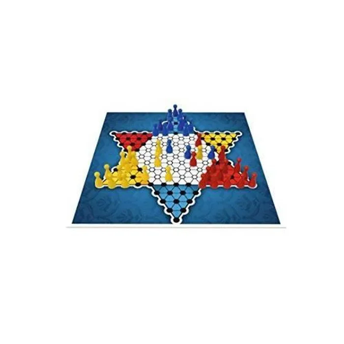 Jeu de Plateau - NORIS - Deluxe - Halma NOR01266 - Rouge, Jaune, Bleu-2