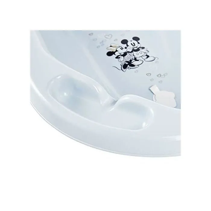 Baignoire bébé Disney Mickey ergonomique et sécurisant - Mill'o bébé - 0-6 mois - Gris-3