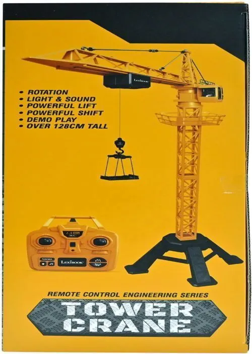Crosslander® Pro Grue Géante - Dominez le chantier avec cette imposante grue télécommandée, dotée de sons et d'effets lumineux !-3