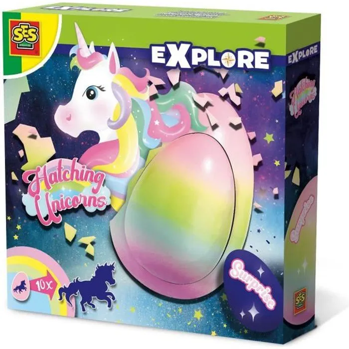 Jouet - SES CREATIVE - Licornes Prêtes à Éclore - Éclosion d'œuf - Couleur non spécifiée-0