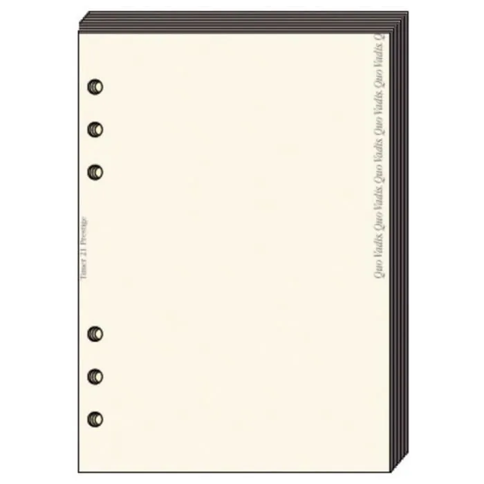 Recharge Accessoires - QUO VADIS - BLOC-NOTES Timer 1 - Ivoire - 8 x 12 cm - Avancé-0