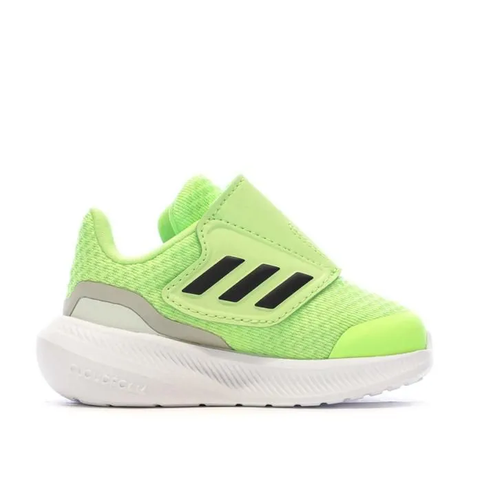 Baskets Jaune Fluo Garçon Adidas Runfalcon 3.0 Ac-1