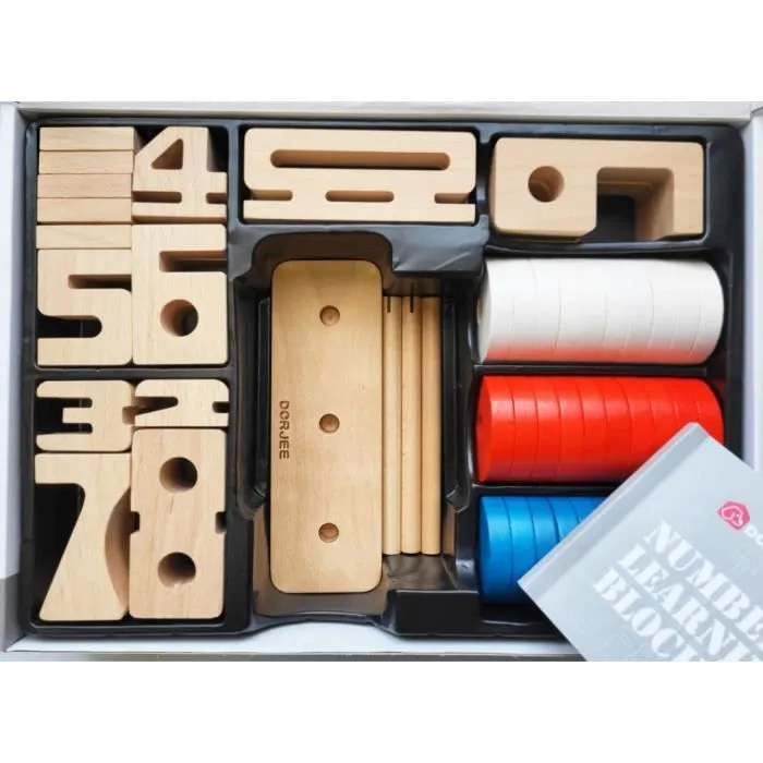Jeu d'empilement éducatif - Dorjee - D3.403 - 62 pièces - Montessori - À partir de 3 ans-3