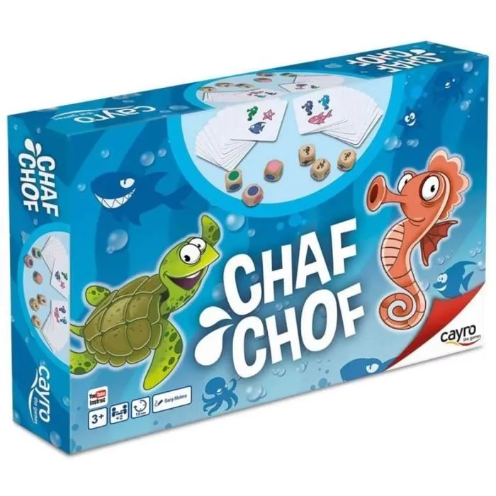 Jeu de carte - CAYRO - Cayro Chaf Chof - Rouge - Multicolore - Adulte-0
