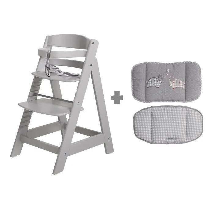 Chaise haute évolutive ROBA Sit Up III avec réducteur de siège - Taupe-0