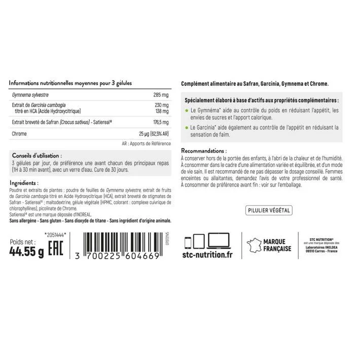 STC NUTRITION - Duo Anti-Calories - Satieline + Killercal - Favorise la satiété - Facilite la perte de masse grasse-1