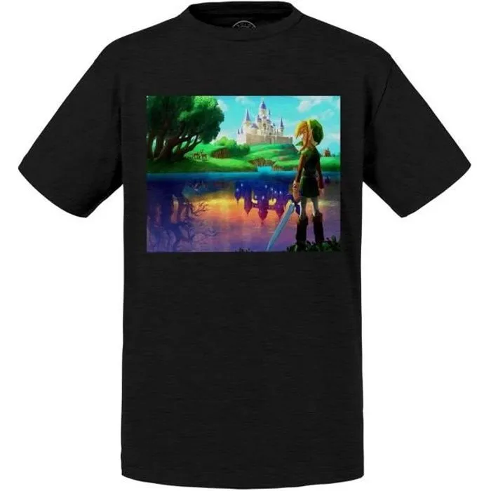 T-shirt Enfant - FABULOUS - Zelda - Noir - Manches courtes - Col arrondi-0