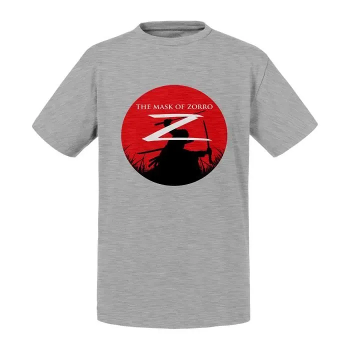 T-shirt Enfant Gris Pirate x Hunter - Zorro Parodie Film Anime-0
