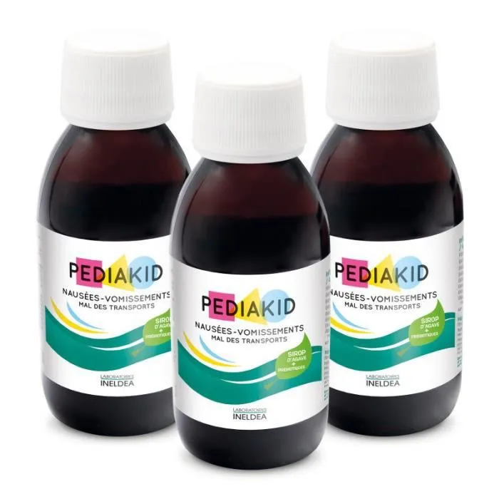 Lot de 3 PEDIAKID Nausées -Vomissements Mal des transports - Complément Alimentaire Enfant - Soulage les troubles digestifs-0