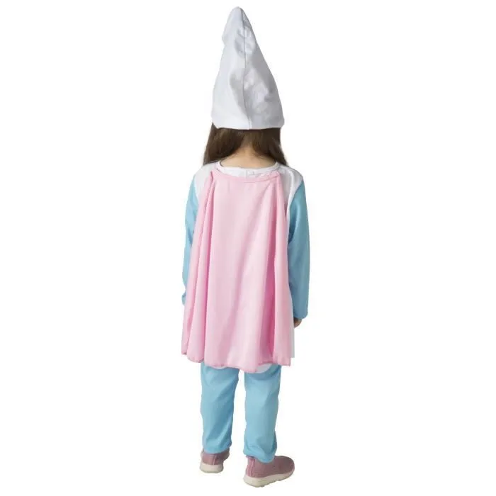 Déguisement de Schtroumpfette - CIAO - Taille 4-5 ans - Cape incluse - Costume officiel - Fille-1