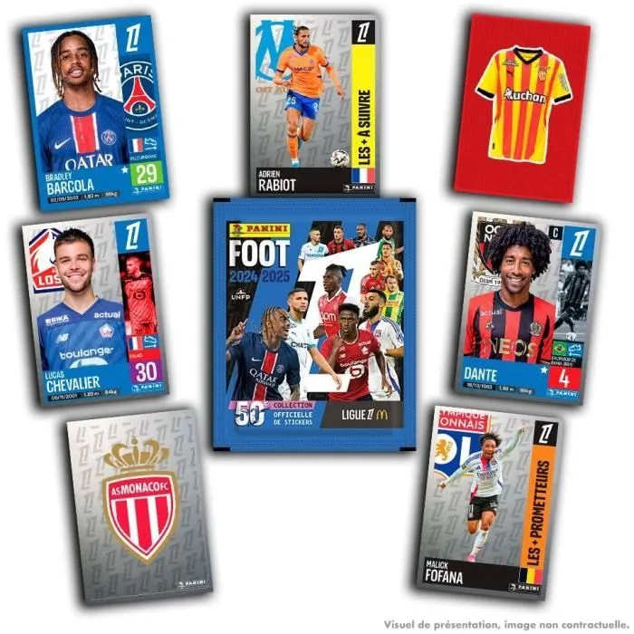Boîte métal - PANINI - Foot Ligue 1 2024-2025 - McDonald's - 12 pochettes - 84 stickers-4