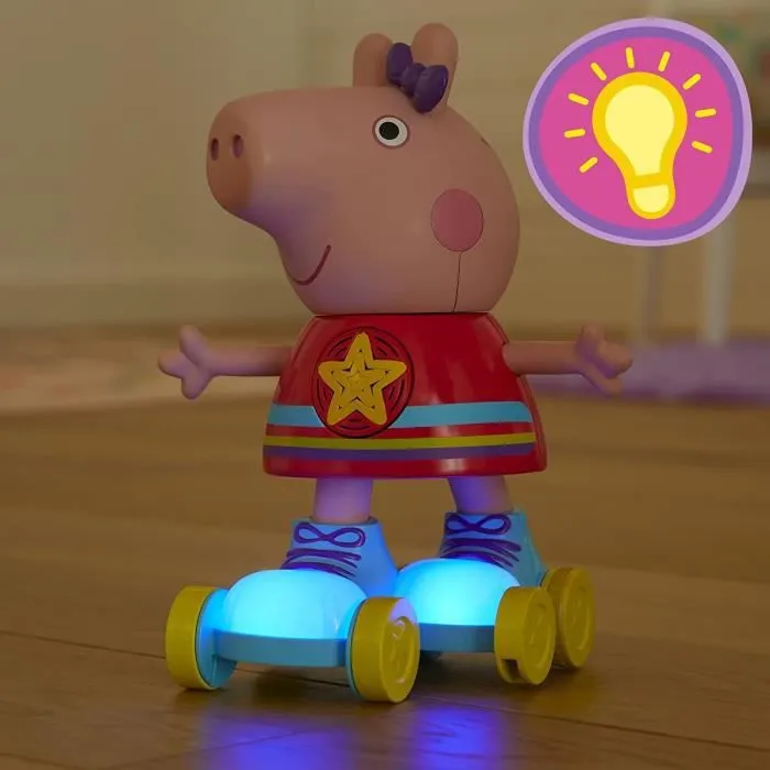 Figurine - HASBRO - F48315L0 - Peppa Pig - Patin à roulettes - Interactif - 3 ans et plus-2