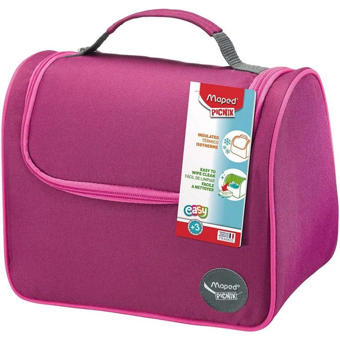Sac à déjeuner - Maped PICNIK ORIGINS KIDS - Rose - Tissu - 25x19x17 cm - Enfant Fille-0