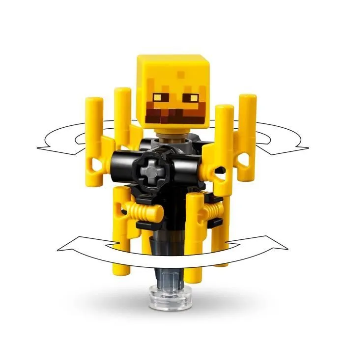 LEGO Minecraft 21266 La bataille de la lave du Nether - Jouet pour fans de jeux vidéo-3