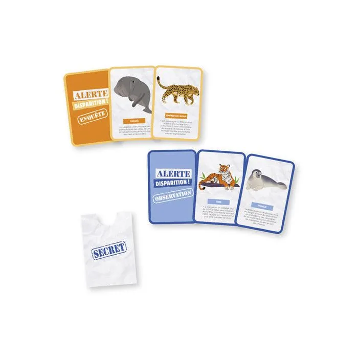 Jeu Alerte Disparition ! Animaux Menacés-1