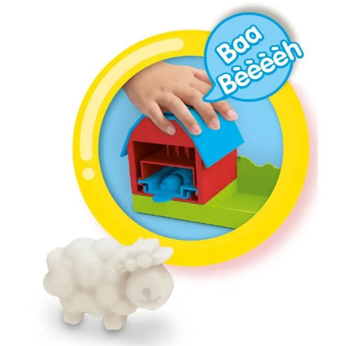SES CREATIVE - Presse à pâte à modeler - Bruits de la ferme - Enfant - À partir de 3 ans-4