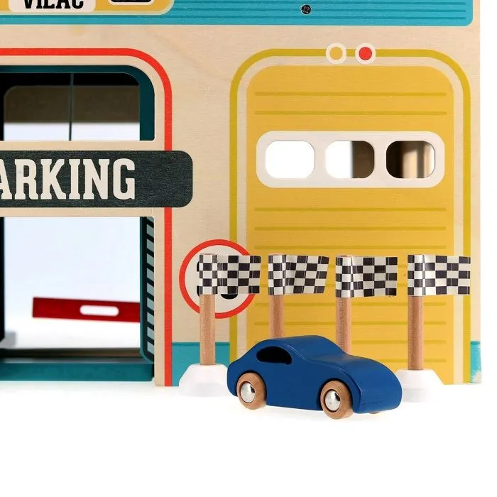 Vilac - Garage en bois vintage Vilacity-3