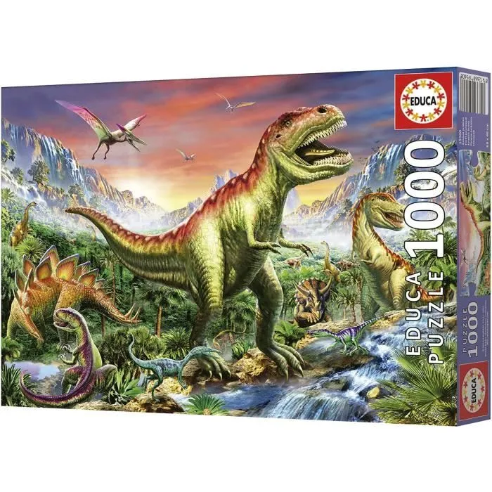 FORÊT JURASSIQUE - Puzzle de 1000 pièces-4