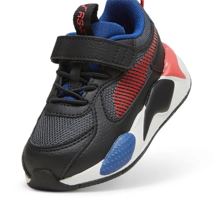 Basket Enfant - Puma - RS-X - Gris/Rouge/Noir - Fermeture Scratch - Confort Exceptionnel - Tige Synthétique-3