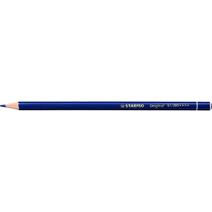 Crayon de couleur - STABILO - Original - Bleu de Prusse - Mine souple - 2,5 mm d'épaisseur-0