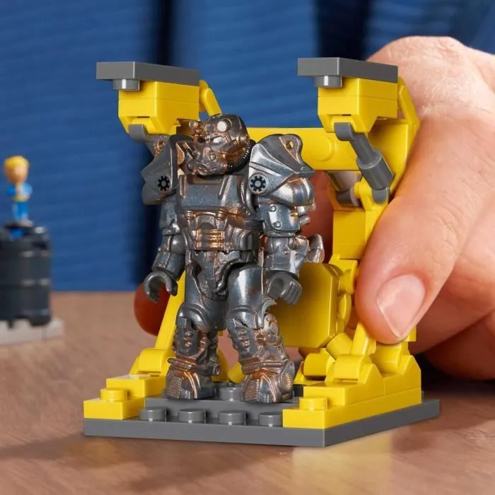 MEGA Coffret Relais Routier Red Rocket Fallout, 824 éléments, 2 Personnages articulés et Accessoires HXT00-2