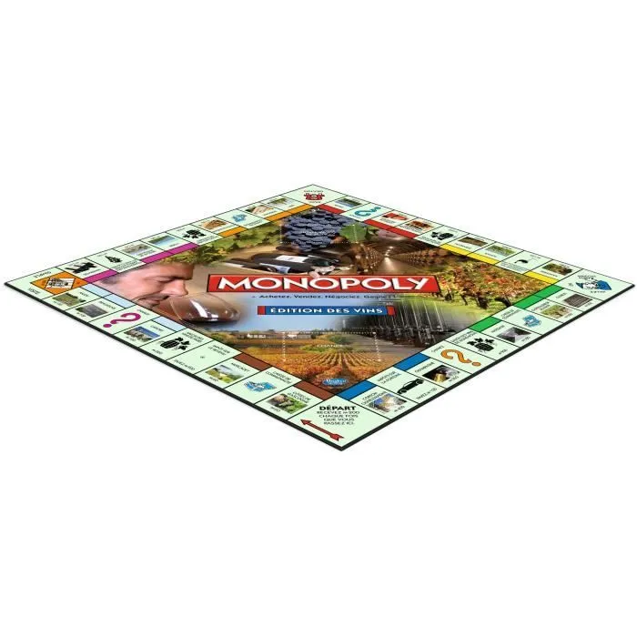 MONOPOLY Editions des vins, Jeu de societé, Version française-3