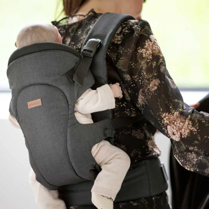 Bebeboutik MAIKA Porte bebe confort plus noir naissance a 15 kg 3 positions possibles