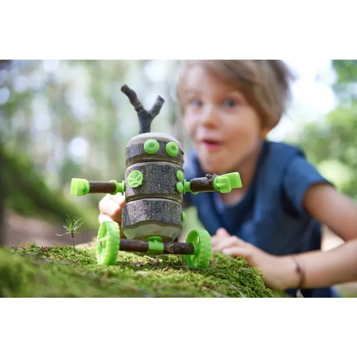 Connectors Kit - HABA - Terra Kids - Jeu de construction - Enfant - Marron et vert-3