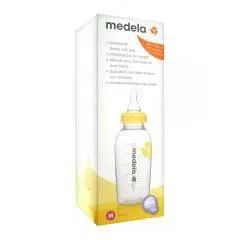Biberon pour le Lait Maternel - Medela - 250ml - Mixte - Moyen - Blanc - Standard-0