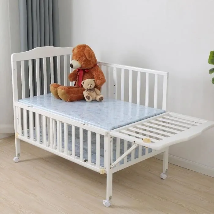 Grand lit bb extensible en placage MDF-1