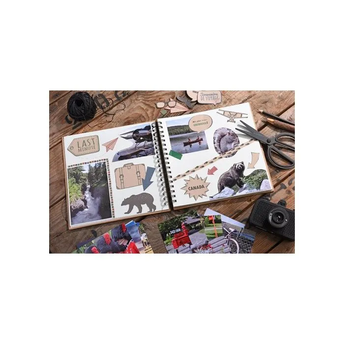 Papier AVERY 8 Autocollants kraft 19,96x-1