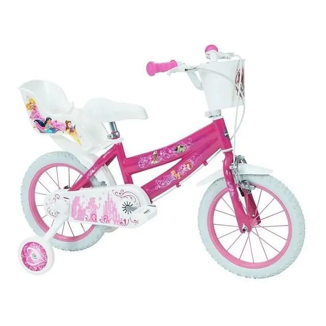 Bebeboutik HUFFY VELO 14 DISNEY PRINCESS BEBE FILLE ROSE TAILLE UNIQUE 2441