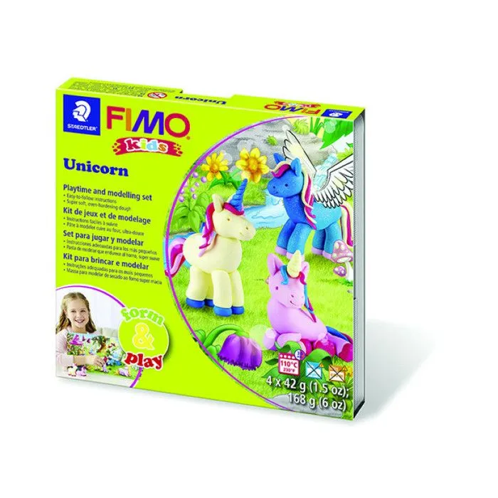 Kit Fimo Kids Licorne V2 8034 19 Ly02-0