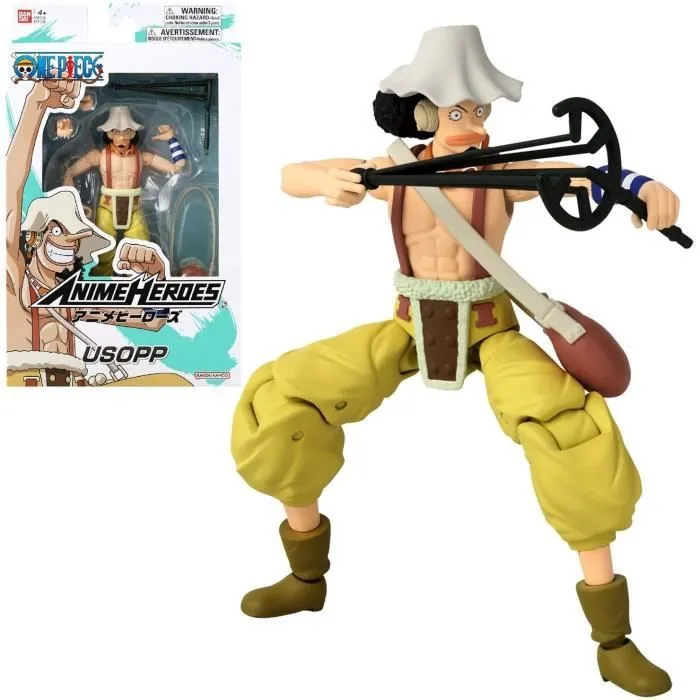 Figurine Anime Heroes - Bandai - One Piece - Usopp - 17 cm-4