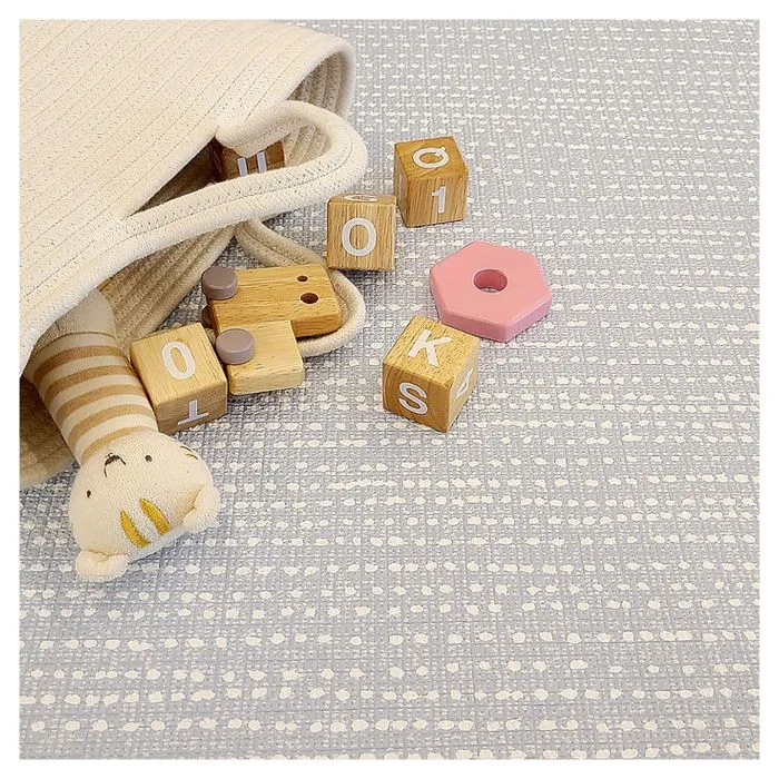 Tapis d'éveil gris Drizzling-2