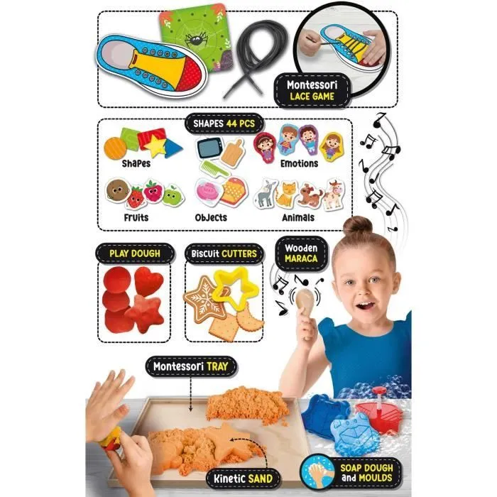 Laboratoire éducatif - LISCIANI - Montessori - 50 expériences - Matériel complet - Activités ludiques et pédagogiques-2